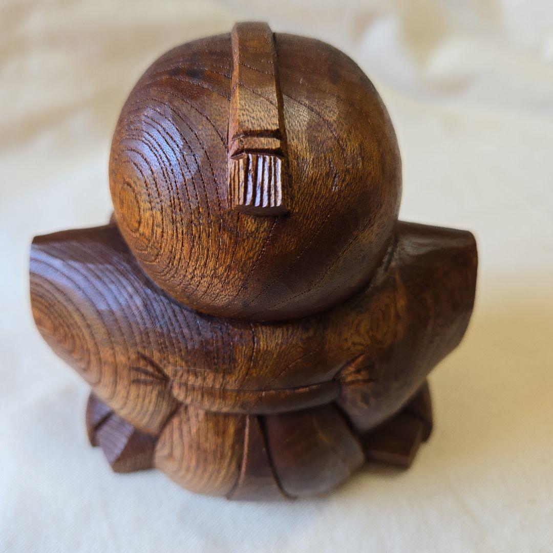 木彫 欅 福助像(小) 縁起物 招福 木彫 欅 福助像(大) 縁起物 招福 木彫 欅