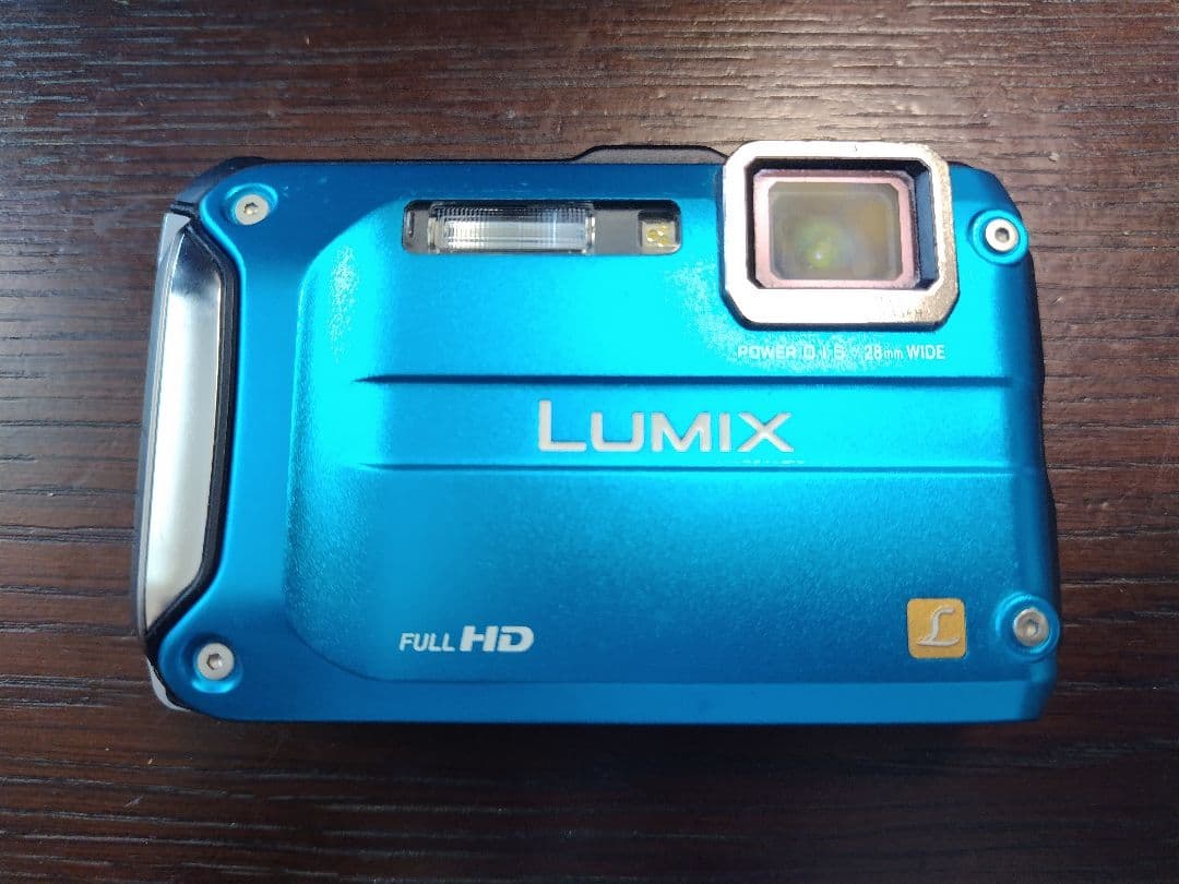 Panasonic LUMIX FT3 ブルー ダイビング専用防水ケース