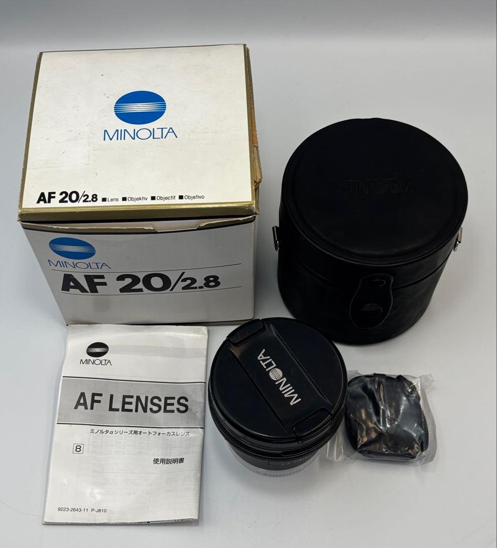 MINOLTA AF AF 20mm f/2.8 レンズ ミノルタ