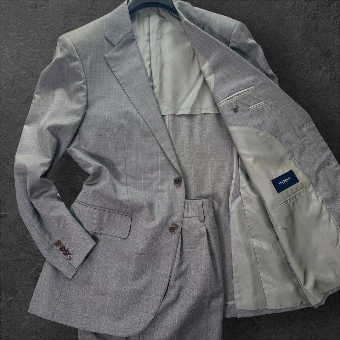 BURBERRY LONDON スーツ セットアップ 裏地ロゴ 大きいサイズ - メルカリ