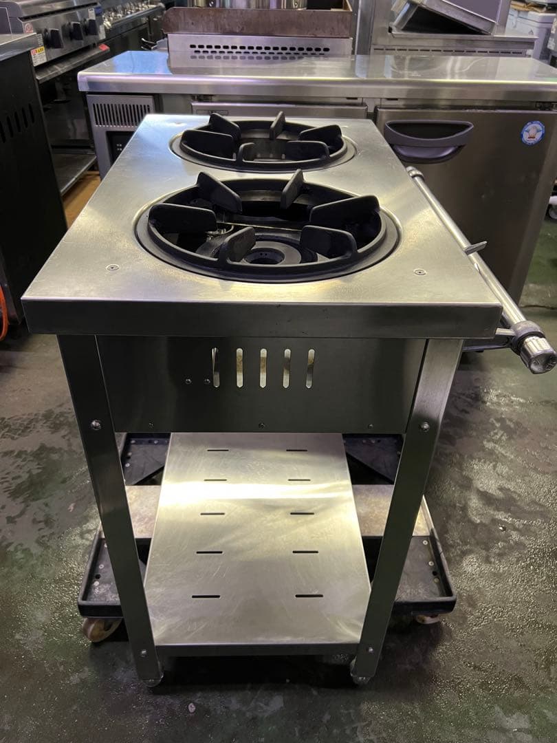 マルゼン2口ガステーブル 2022年 都市ガス