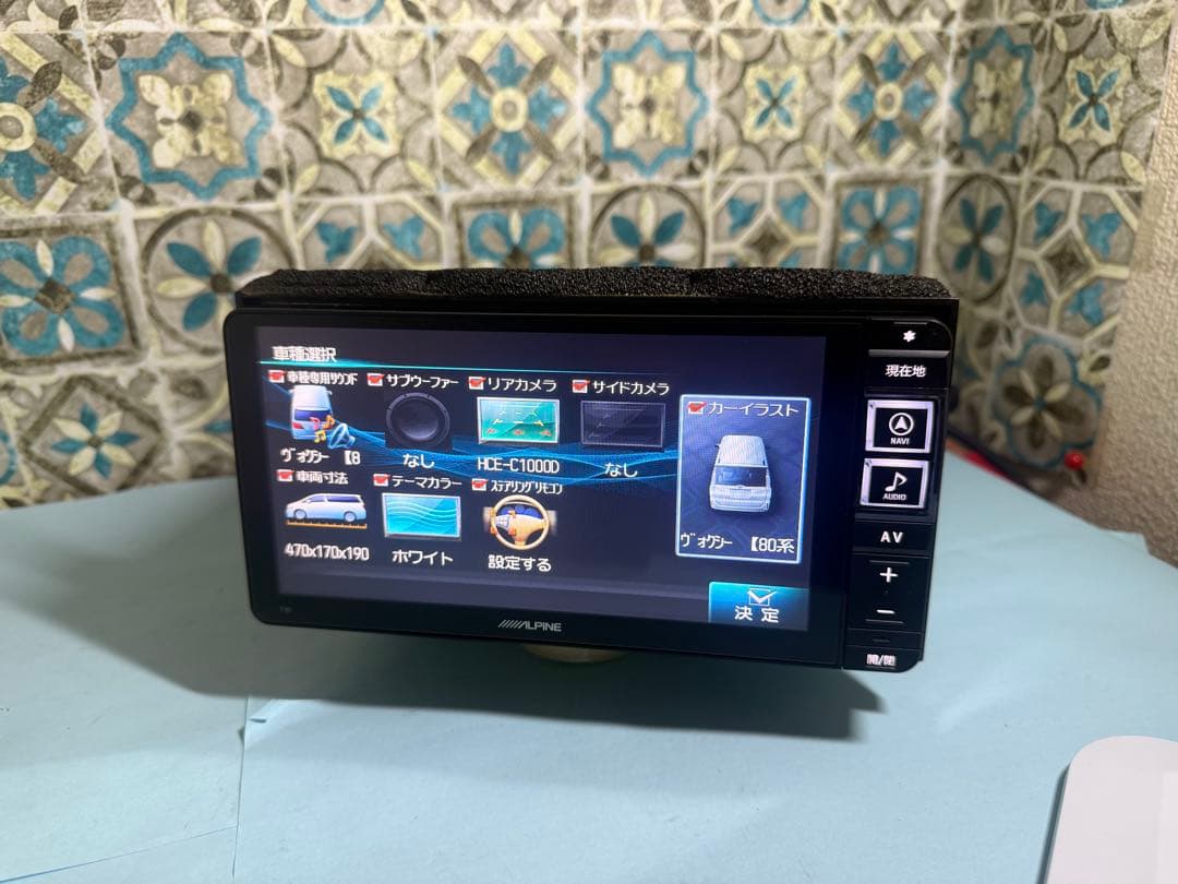 カーナビ ALPINE -7W 2015