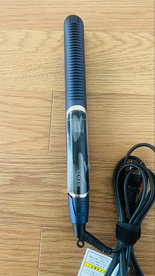 【美品】ストレートヘアアイロン ネイビー SALONIA（サロニア） ストレートヘアアイロン ネイビー 24mm アイロン