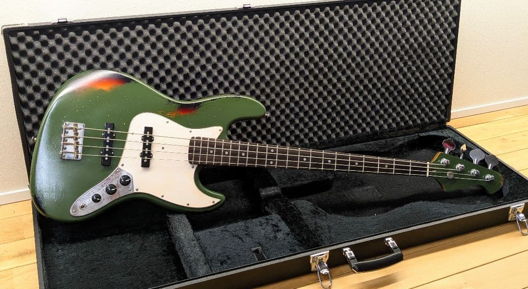 jazz bass ジャズベース /マルチレイヤーエイジド加工 オーバー