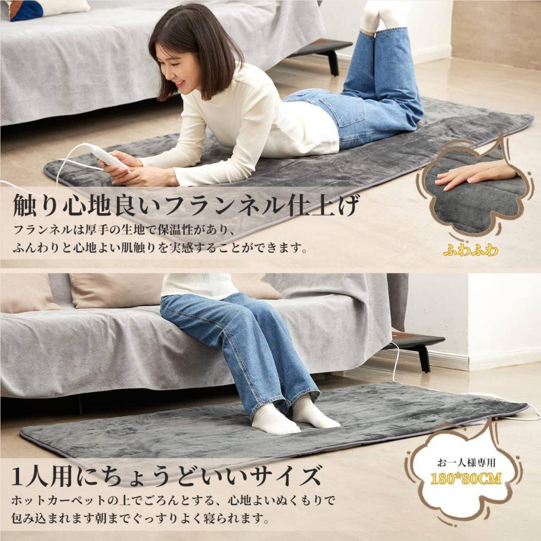 丸洗い可能なあったか電気毛布 充実の機能