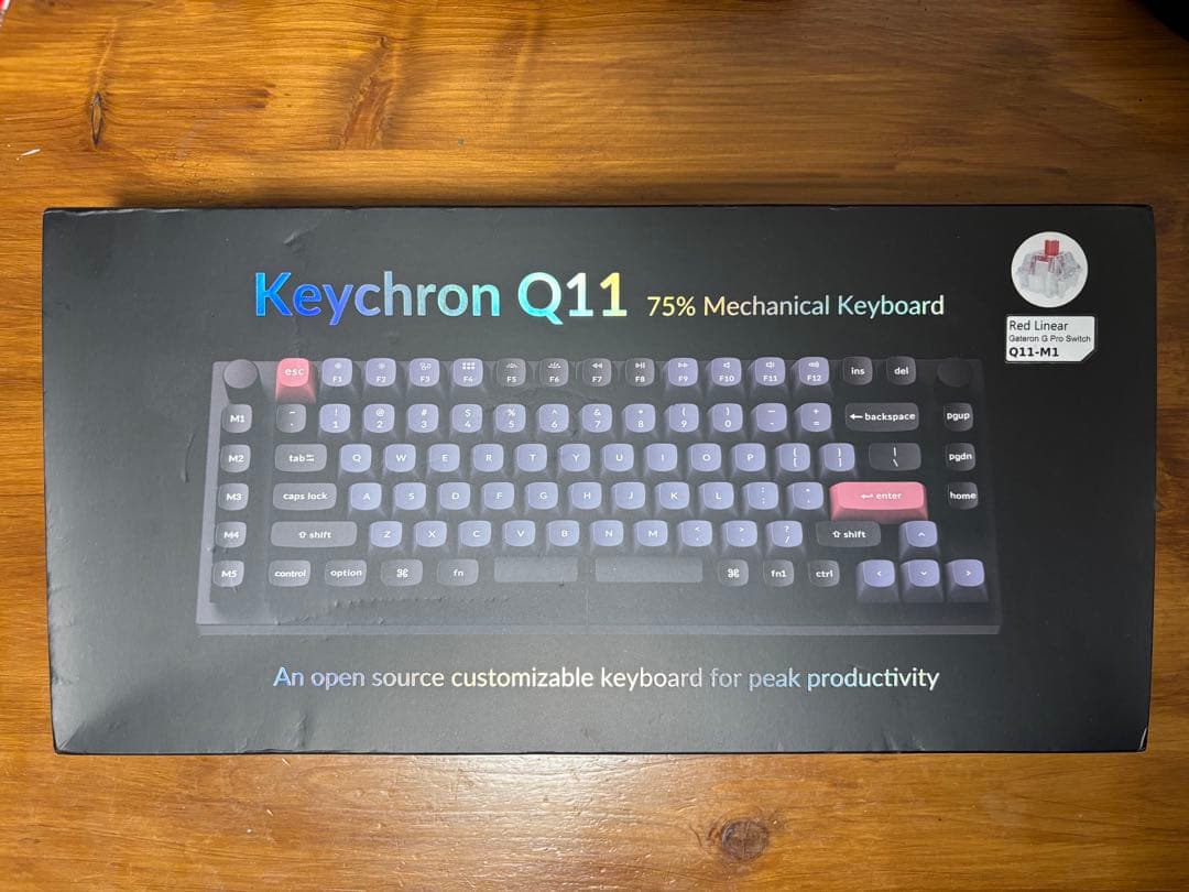 Keychron Q11 US配列 Red RGB hot swap - メルカリ