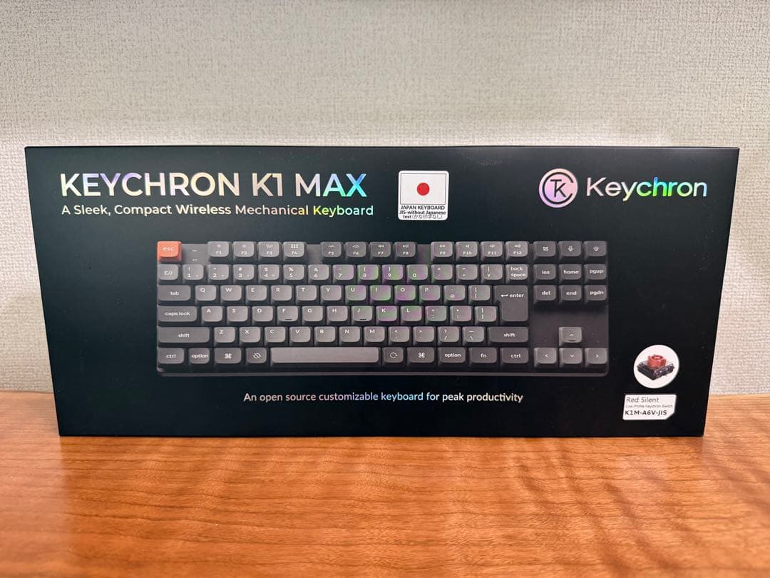 【美品】 Keychron K1 Max / 日本語/ かな無刻印 / 静音赤軸