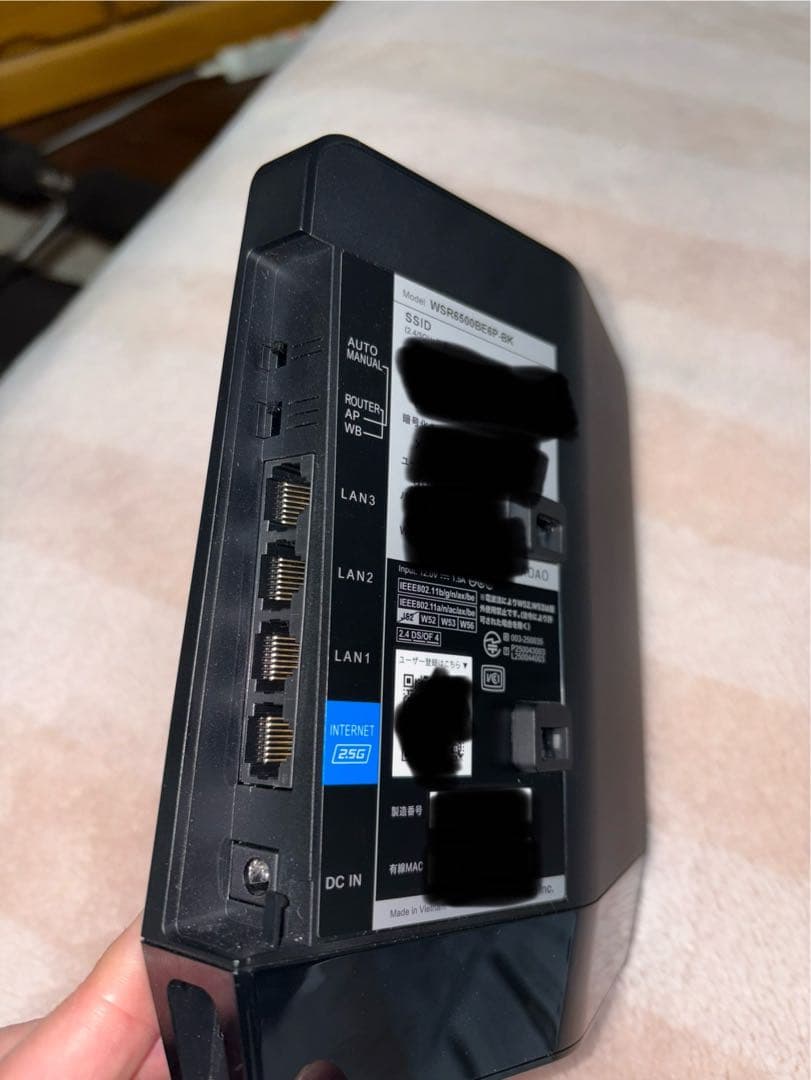 ルーター・ネットワーク機器 rick BUFFALO WSR6500BE6P-BK