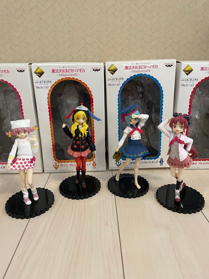 魔法少女まどか⭐︎マギカ　一番くじプレミアム　4体セット 一番くじプレミアム 魔法少女まどか☆マギカ｜一番くじ倶楽部｜BANDAI