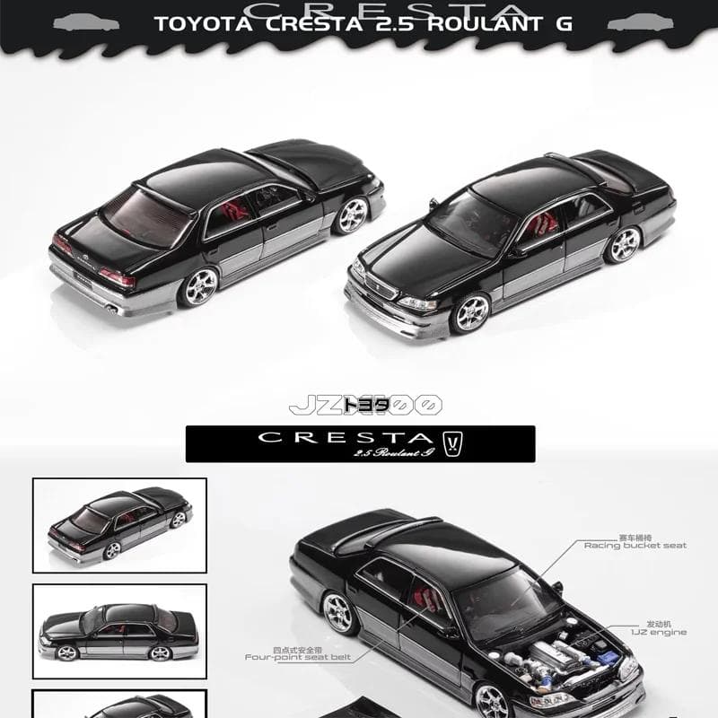 MORTAL 1/64 トヨタ クレスタ JZX100 カスタム ツートン - メルカリ