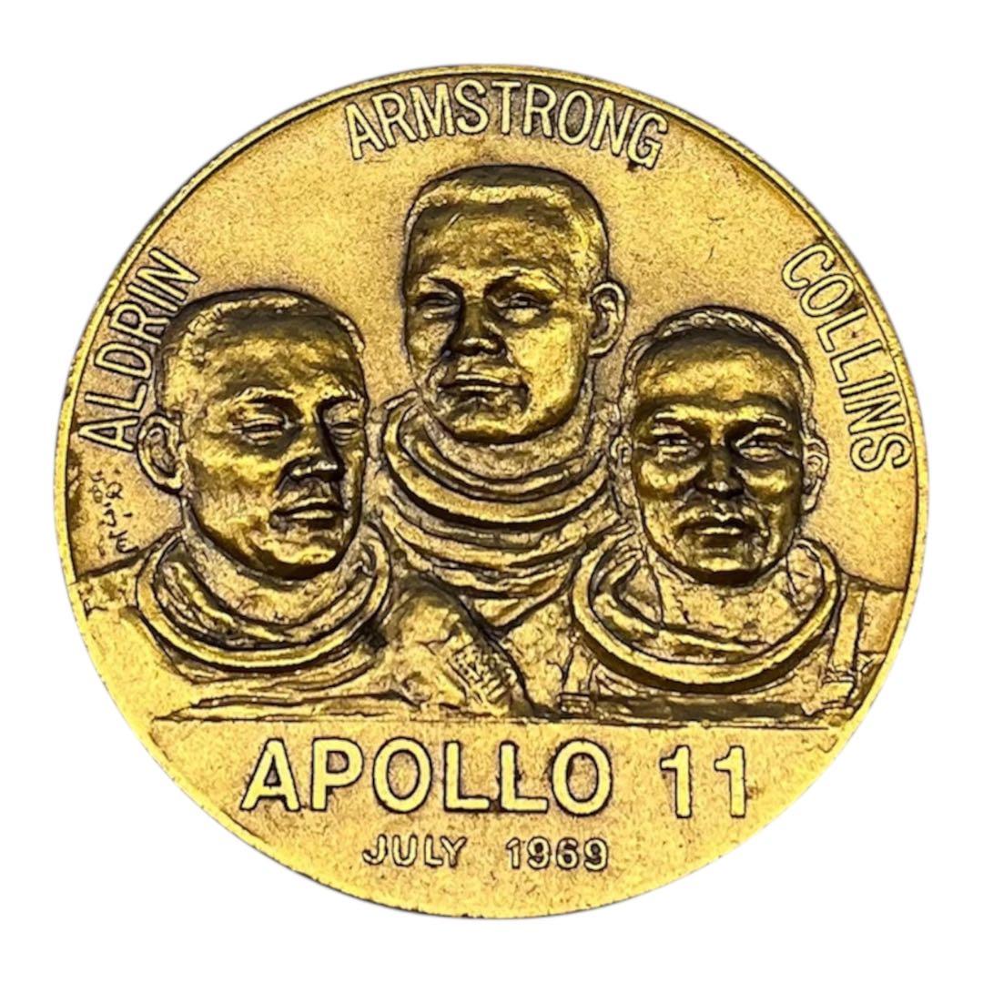 アポロ11号月面着陸記念メダル1969良品 - メルカリ