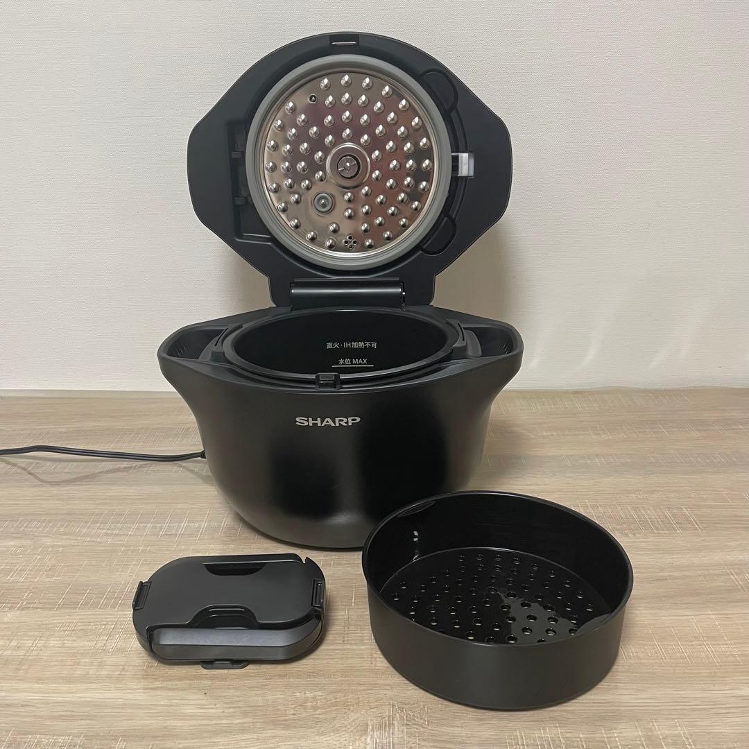 シャープ ヘルシオ ホットクック 1.6L ブラック KN-HW16G-B