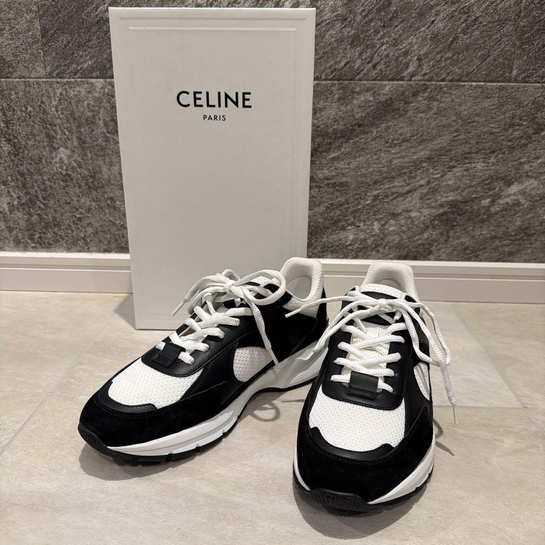 2024年購入 正規保証タグ付き セリーヌ メンズ スニーカー 42
