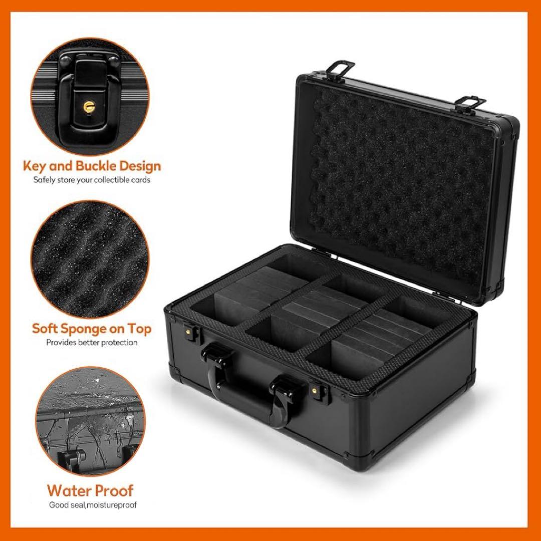 PSA鑑定用 収納ケース アタッシュケース ストレージボックス アルミ製