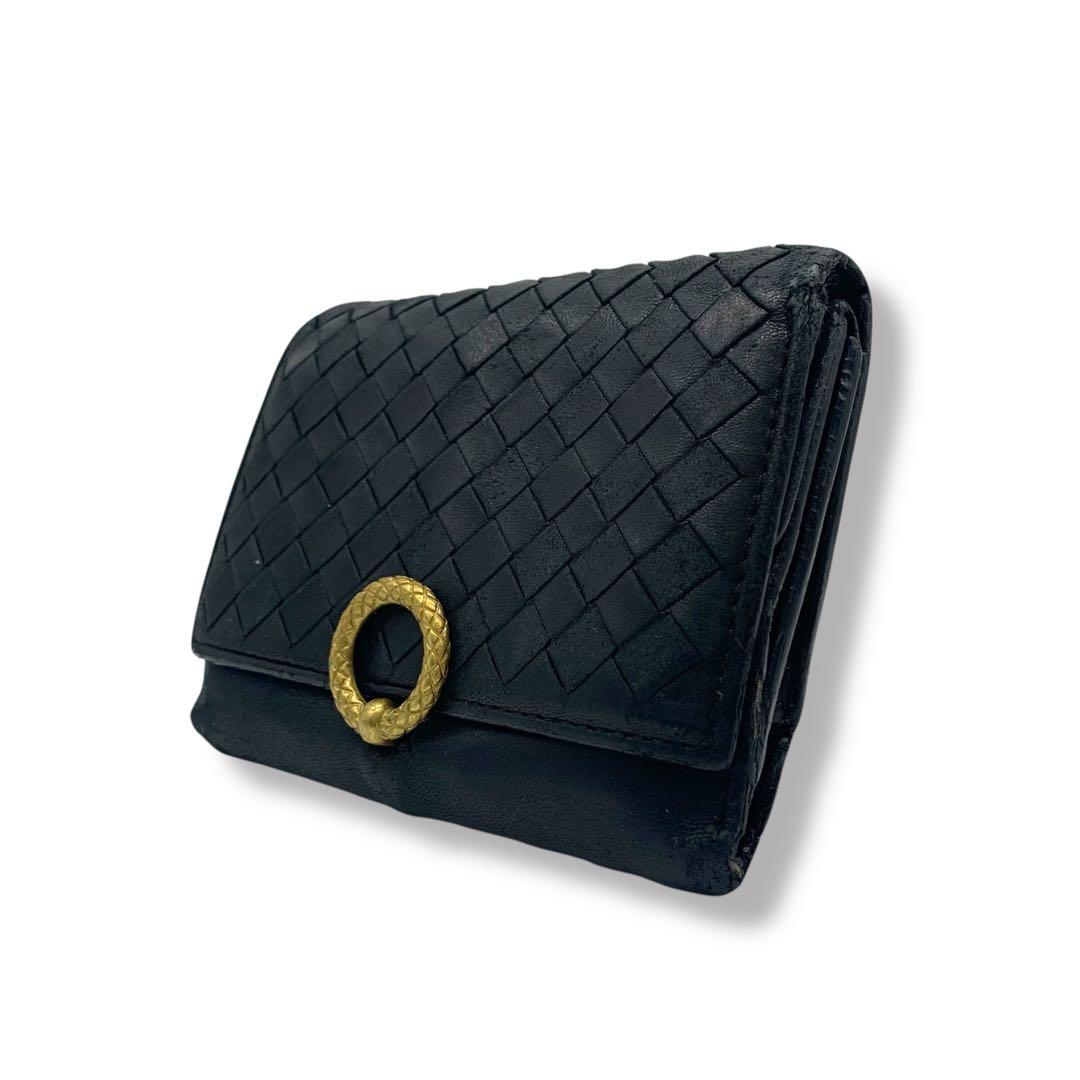 希少 ボッテガヴェネタ イントレチャート3つ折り財布 レザー - メルカリ