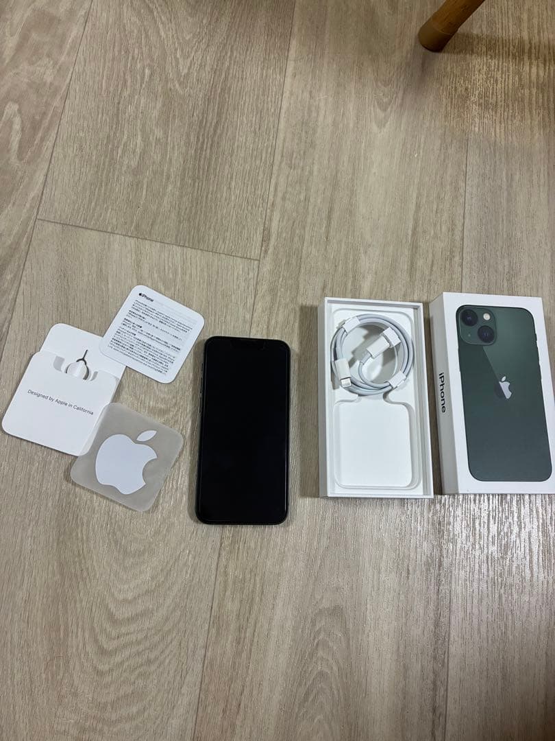 iPhone13 mini 256GB ミッドナイトグリーン箱付　SIMフリー