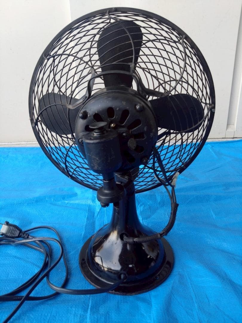 【インテリア】　扇風機　レトロ　芝浦製作所　C-7032　おしゃれ