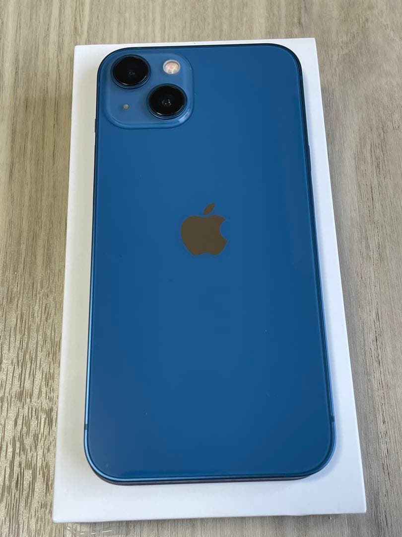 【新品同様★純正液晶】iPhone 13 ブルー　256GB SIMフリー