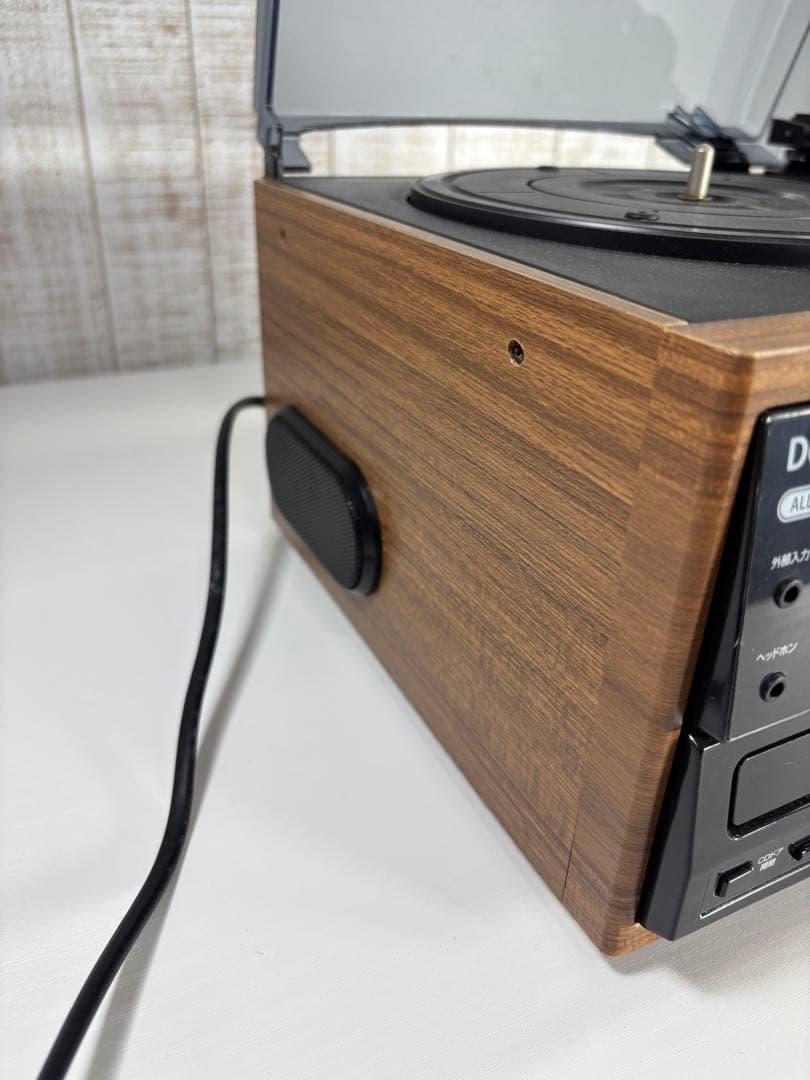 【美品】ダブルCD 録音機能付 マルチレコードプレーヤー DCT-7000W