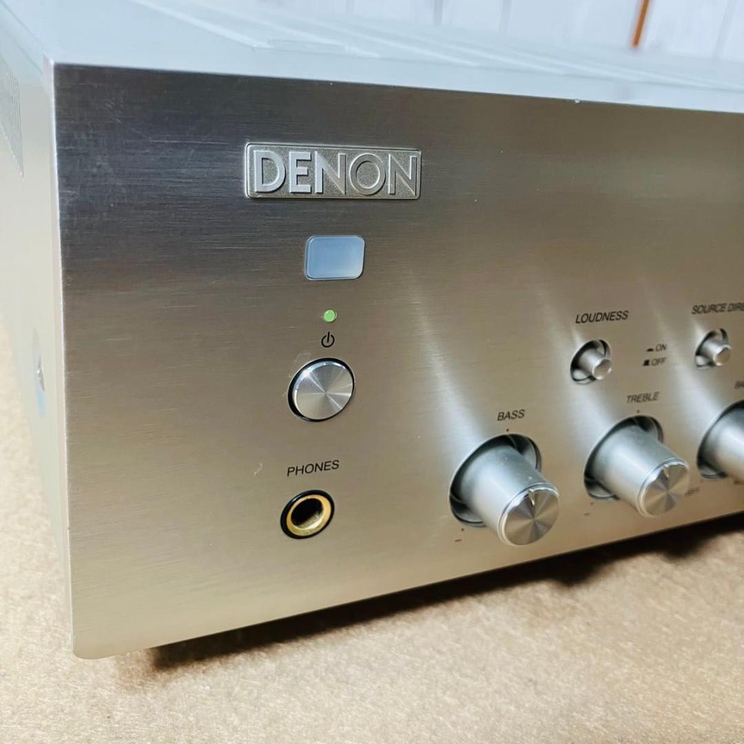 【美品】DENON プリメインアンプ PMA-390RE リモコン付き シルバー