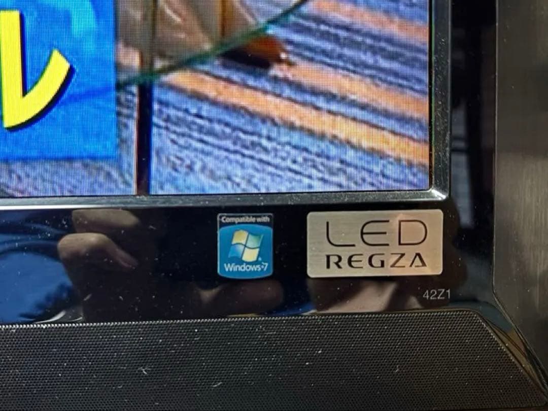 たた。REGZA 42Z1 LEDテレビ　動作品