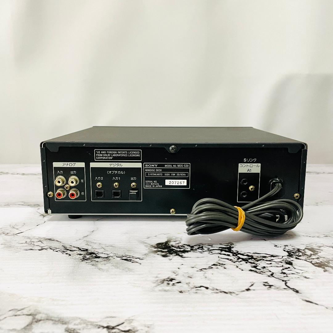SONY MDデッキ MDS-S32 MDプレーヤー／レコーダー