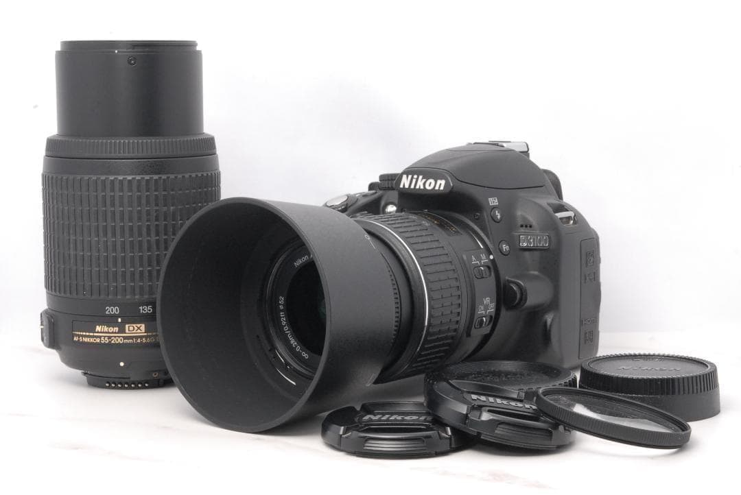 ニコン Nikon D3100 ダブルレンズ♡スマホ転送♡一眼レフカメラ