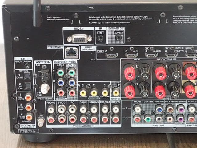 onkyo　中級AVアンプ TX-NR838　微難あり・アプリで便利・快調快音