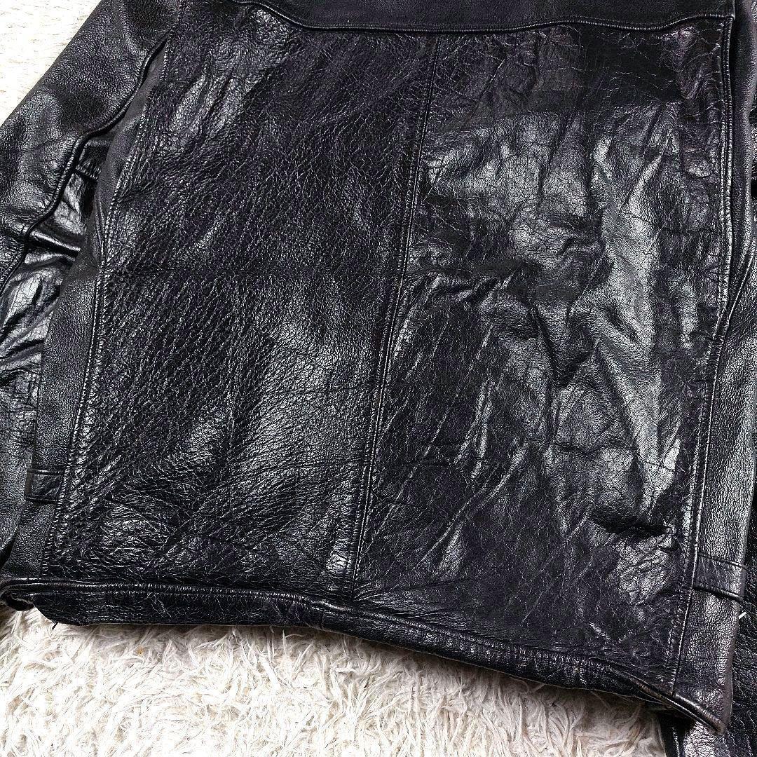 短丈 y2k archive 本革 シングルレザーライダース 90~00s 50 - メルカリ