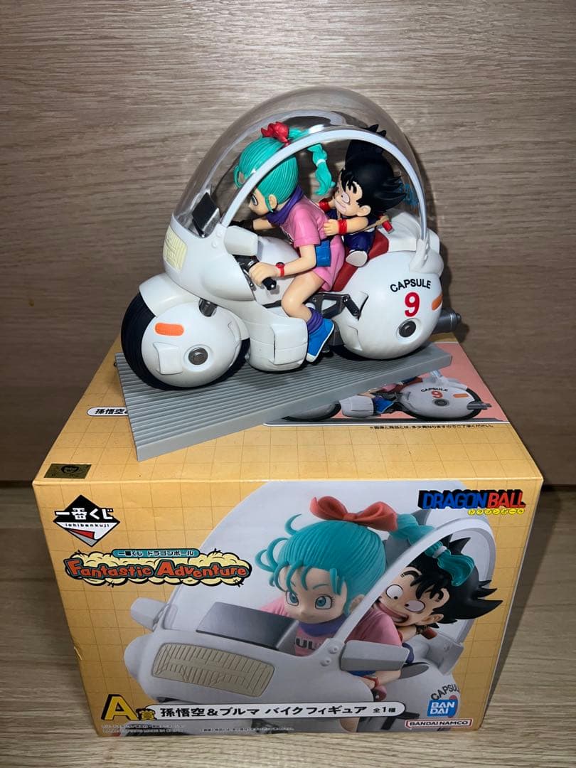 一番くじ ドラゴンボール A賞 孫悟空＆ブルマ バイクフィギュア - メルカリ