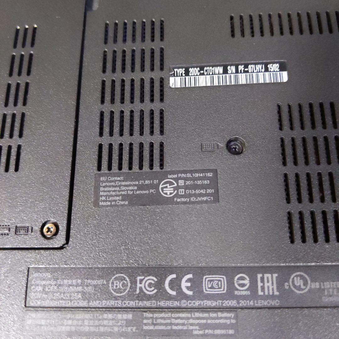 ノートPC　Lenovo Thinkpad E450　Windows8.1 i3