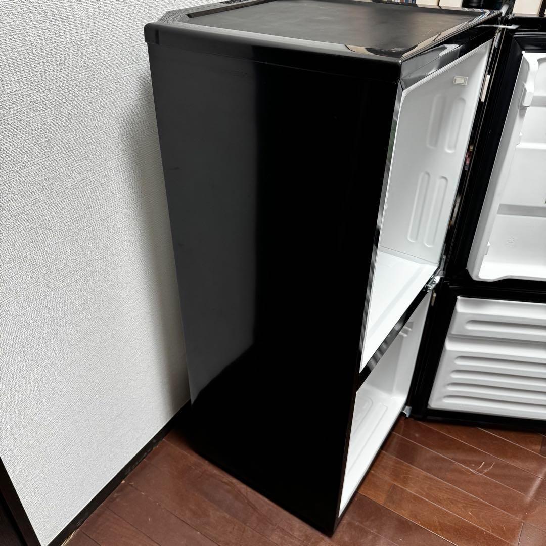 コンパクト2ドア冷蔵庫 黒
