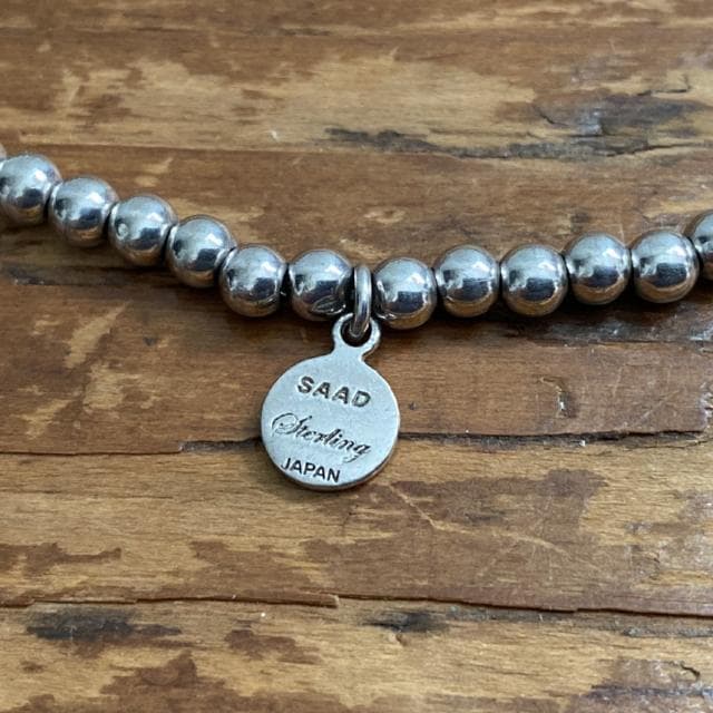 廃盤 SAAD サード シルバー ビーズ ブレスレット STERLING - メルカリ