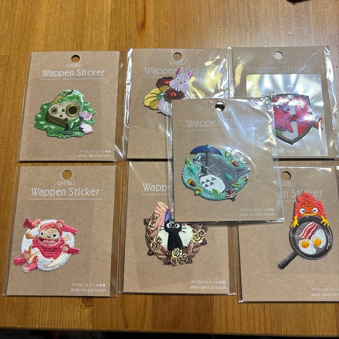 ジブリパークオリジナル 2月限定特価 刺繍ワッペン 7種セット - メルカリ