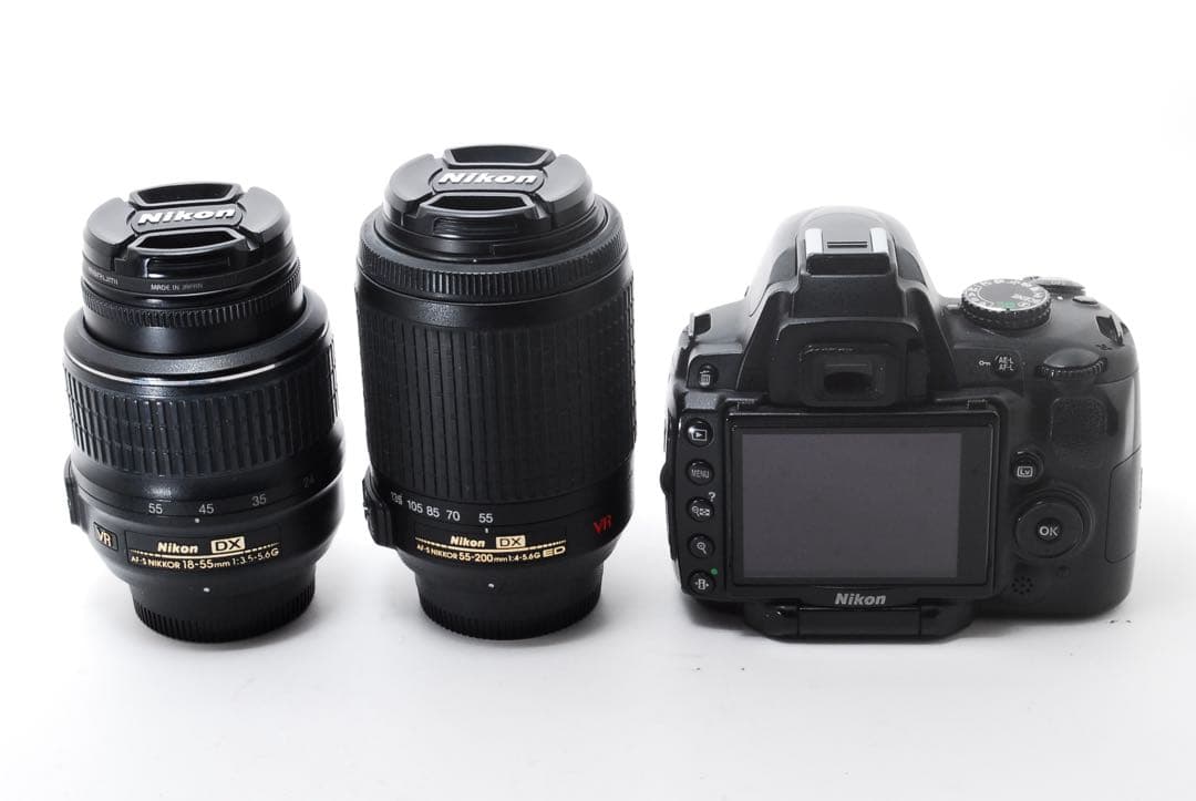 Nikon D5000 ダブルレンズ 手振れ補正付☘️ 初心者安心 説明書付き