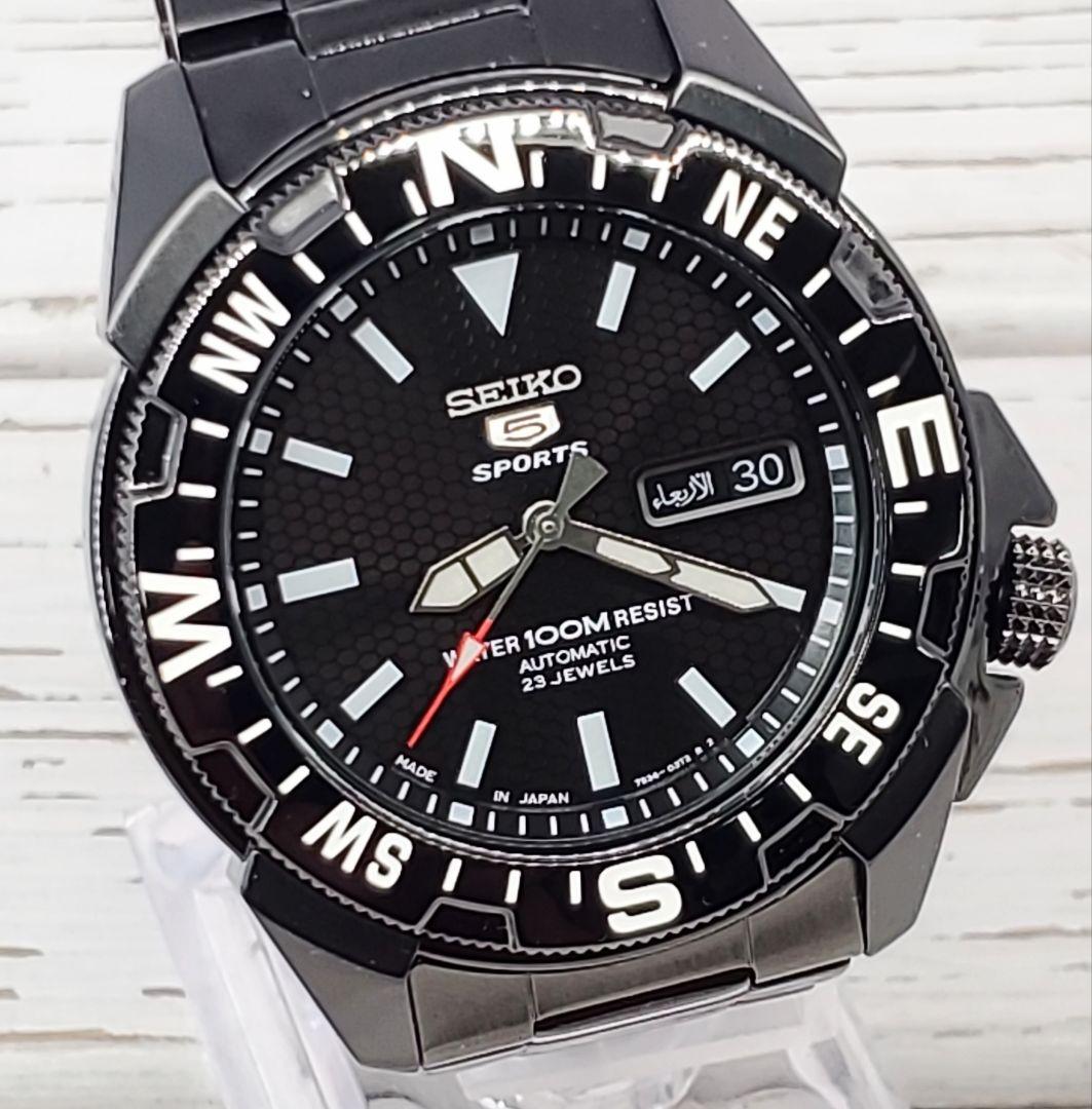 SEIKO 5 SPORTS 7S36-02P0 自動巻き 稼働 逆輸入 海外 - メルカリ