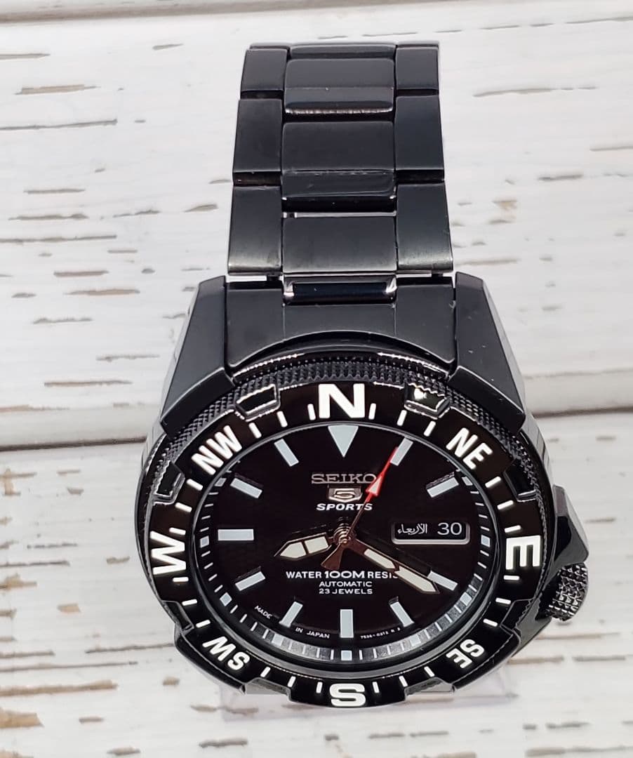 SEIKO 5 SPORTS 7S36-02P0 自動巻き 稼働 逆輸入 海外 - メルカリ