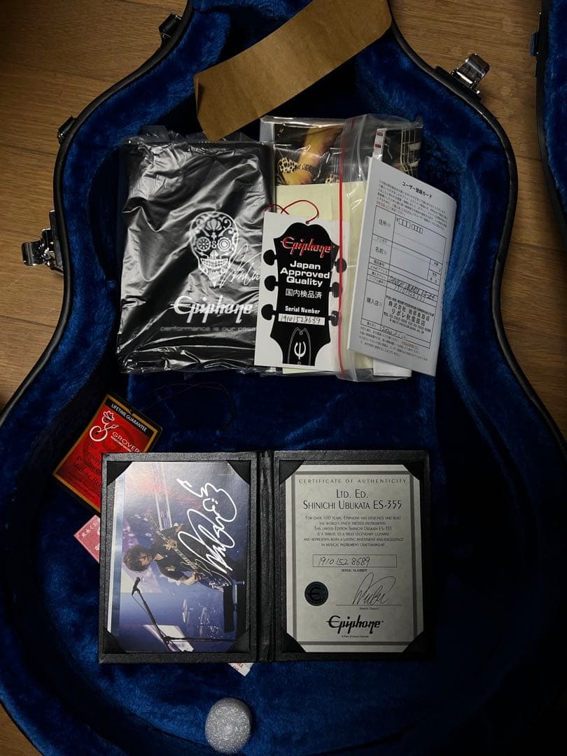 Epiphone 生形真一ES-335 初期モデル 直筆サインカード付き - メルカリ