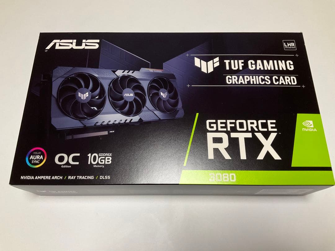 グラフィックボード・グラボ・ビデオカード ASUS TUF-RTX3080-O10G-V2-GAMING LHR TUF Gaming GeForce RTX™ 3080 V2 OC Edition 10GB GDDR6X | ビデオカード