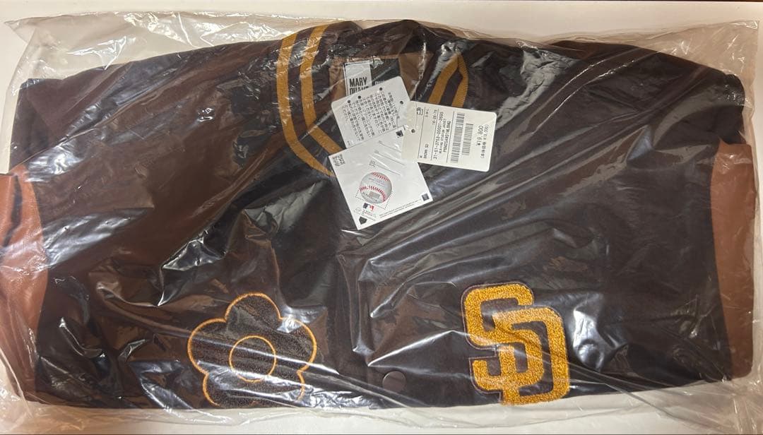 マリークワント スタジアムジャケット(ブラウン)サイズM MARY QUANT/PATCH STUDIUM JACKET｜Daytona Park(FREAK'S STORE公式通販)