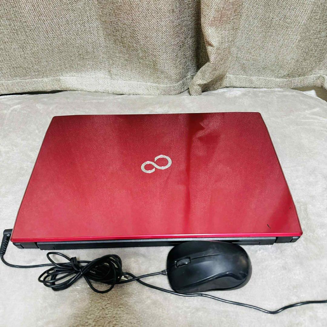 S237 富士通ノートパソコンWEBカメラSSD高速Windows11オフィス付