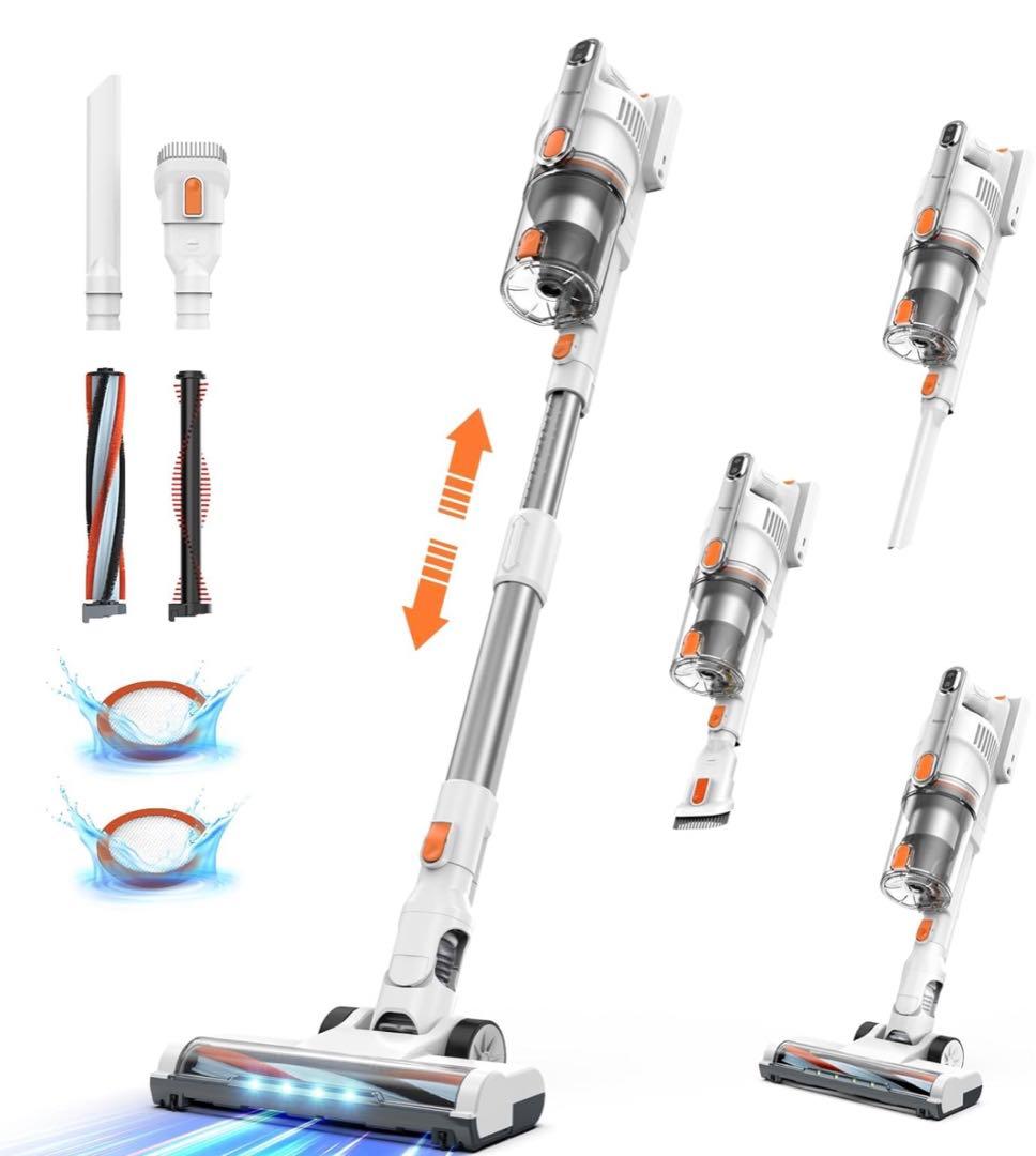 コードレス掃除機 30Kpa スティック サイクロン 楽天市場】【限定価格9980→9480円】掃除機 コードレス 軽量 35000pa