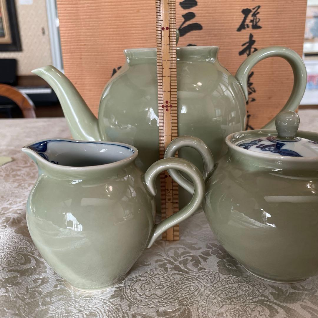 有田焼【源右衛門窯】 ティファニー源 三点揃