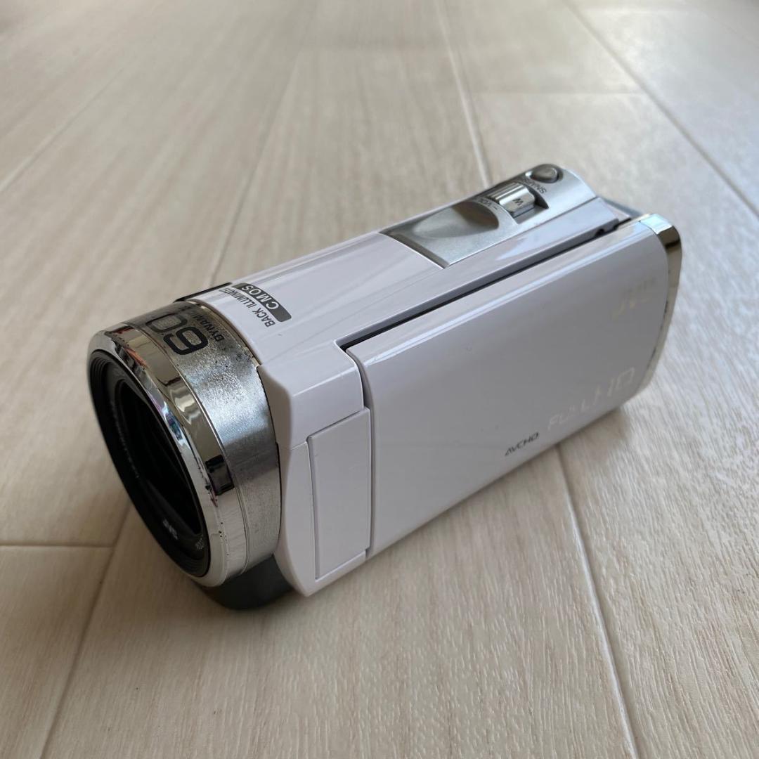 美品　JVC ケンウッド　ビデオカメラ　GZ-HM133-W　動作確認済み JVC GZ-HM133-W デジタルビデオカメラ JVCケンウッド - メルカリ
