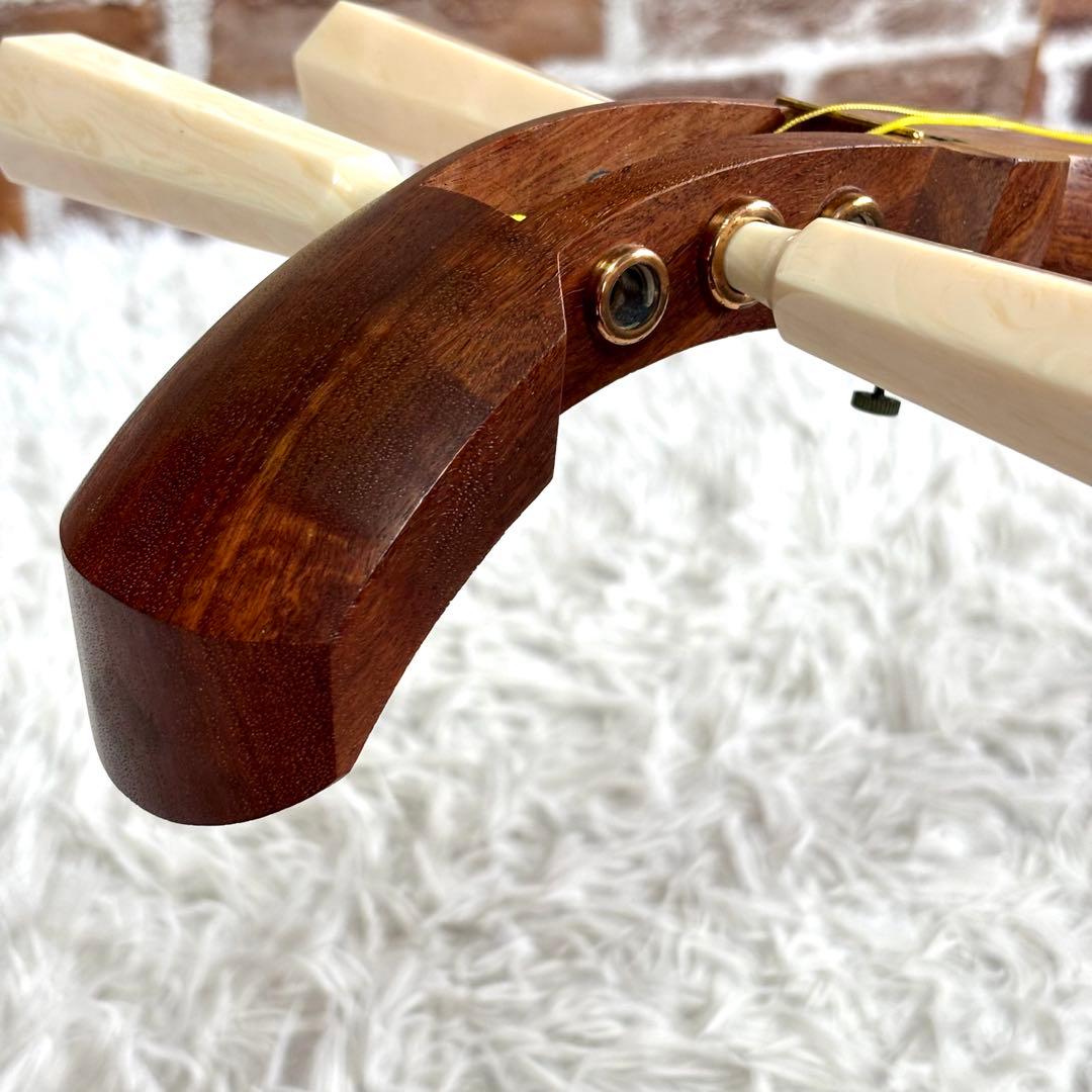 ✨美品✨津軽三味線 太棹 花梨 丸打ち胴 一本ホゾ 和楽器 ハードケース