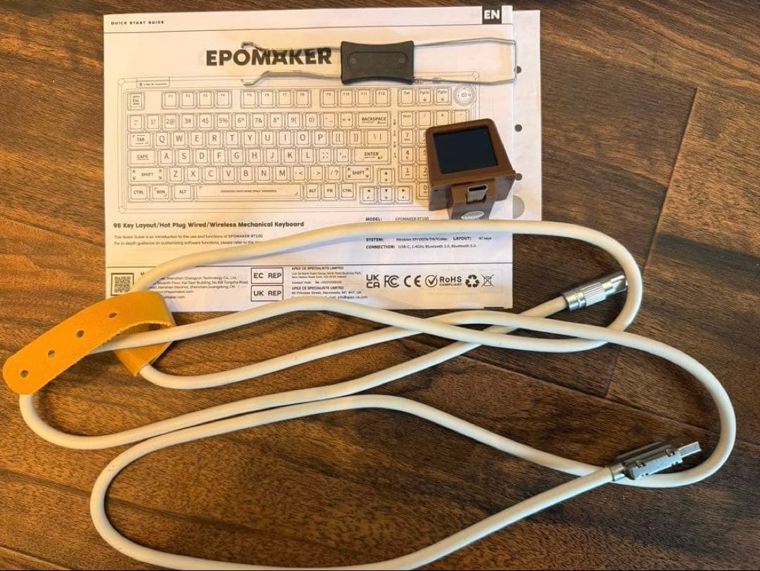 【極美】EPOMAKER RT100 (Sea Salt Silent) 英語