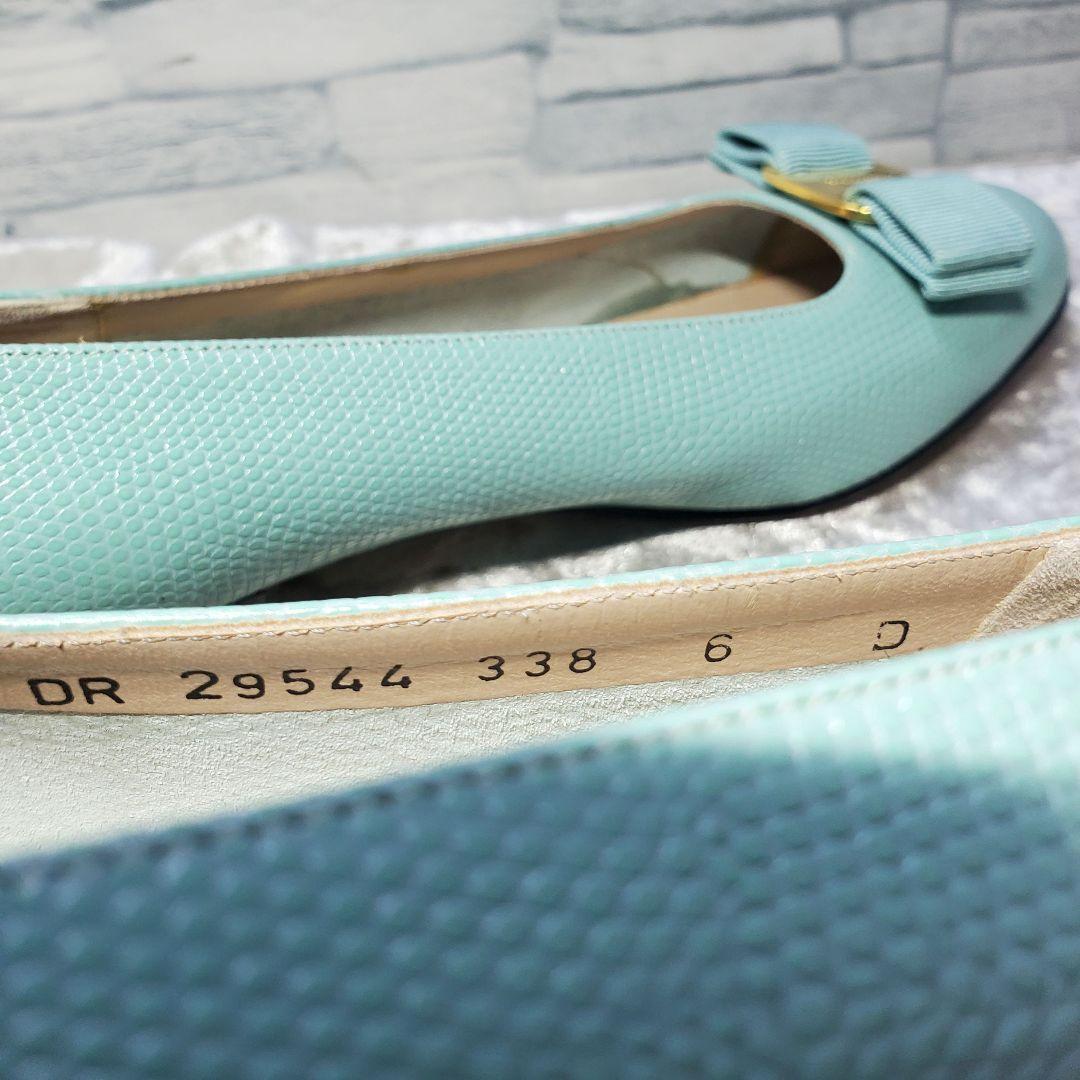 【ワケ有未使用級】サルヴァトーレフェラガモ 23.5cm パンプス ヴァラ 6D