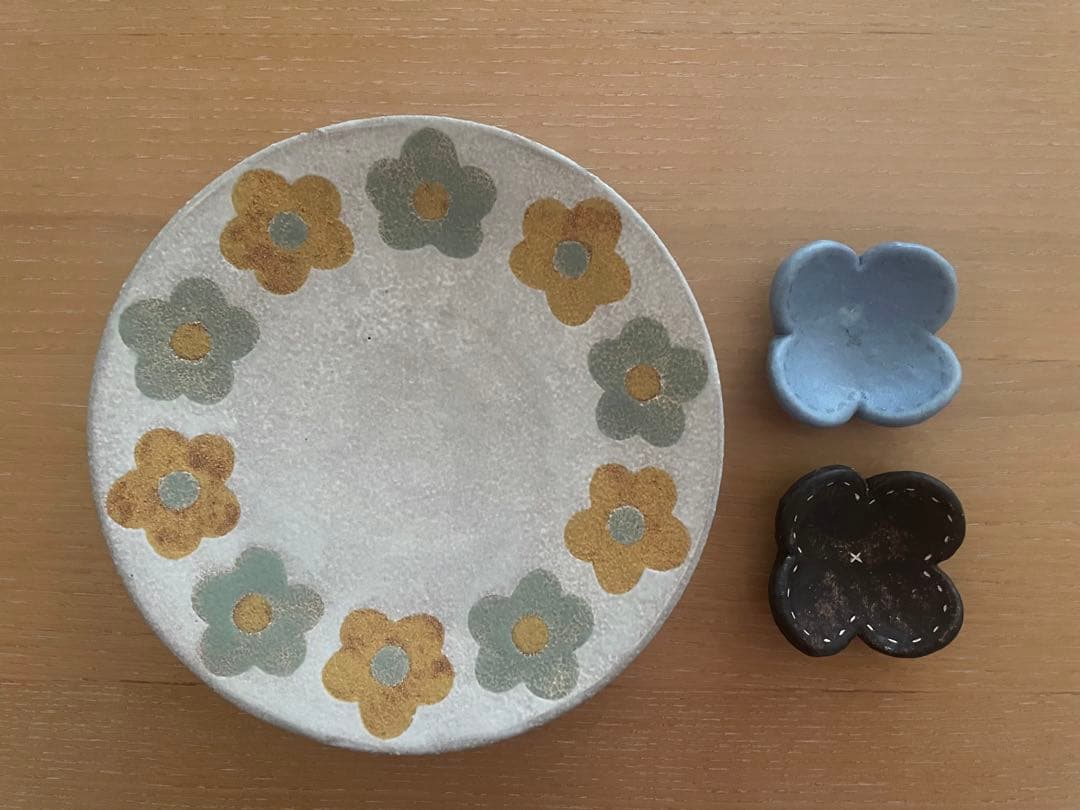 新品】三ッ持啓 froletプレート 箸置き2点付き 金井啓 むくり工房