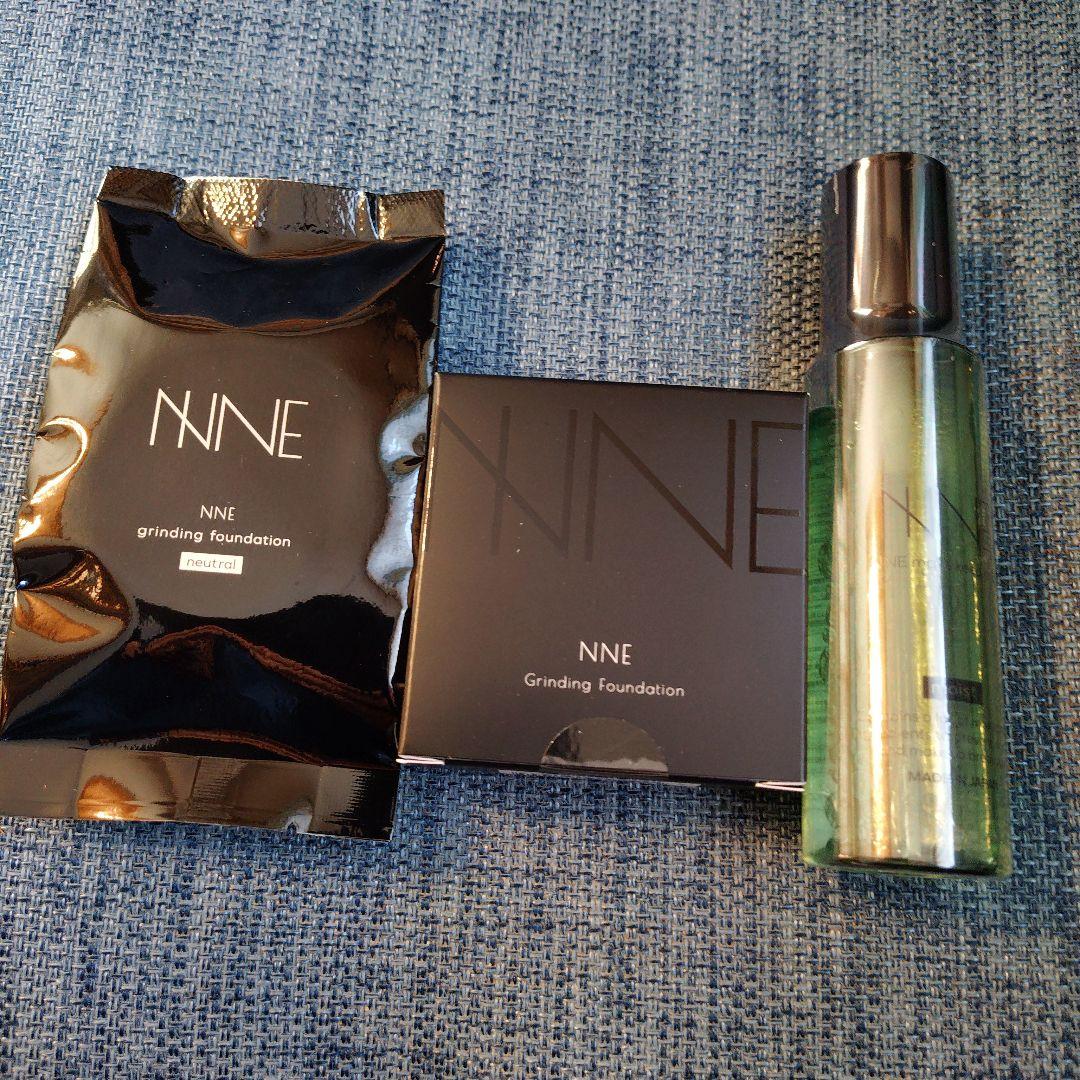 NNEグラインディングファンデーション&メイクキープミスト NNE www