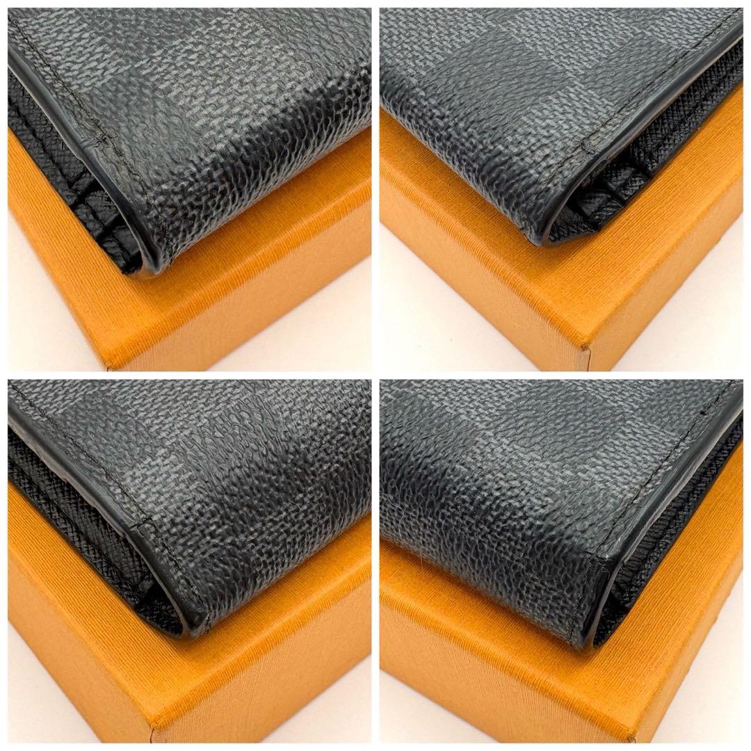 ルイヴィトン ダミエ グラフィット 長財布 ポルトフォイユブラザ 黒